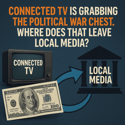 Connected TV Is Grabbing the Political War Chest. Where Does That Leave Local Media?